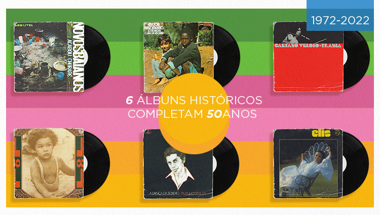 6 discos históricos que fazem 50 anos em 2022