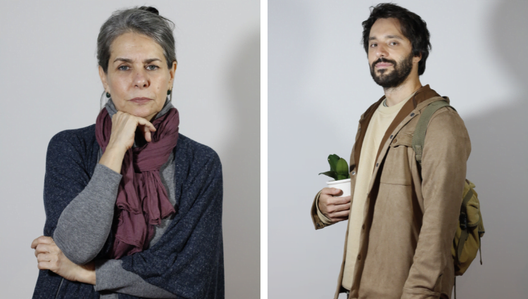 Ângela Figueiredo e João Fenerich puxaram uma cadeira no Mesa pra Dois!