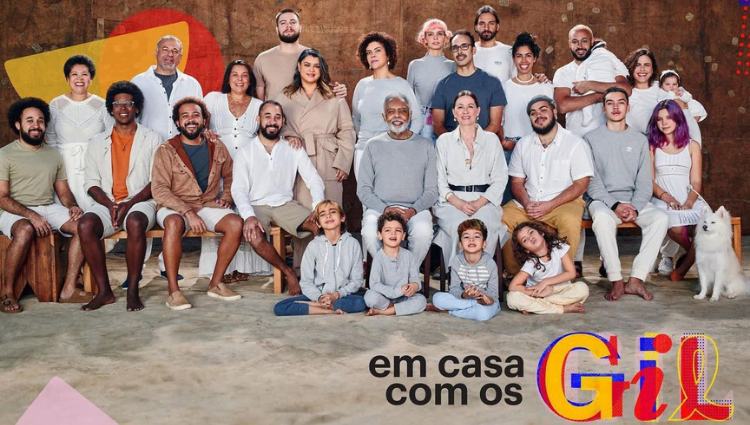 Já pensou ficar ‘Em Casa com os Gil’?