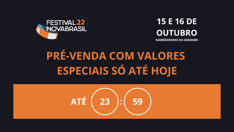 ÚLTIMA CHANCE 😱 FNB22 com 30% de desconto!