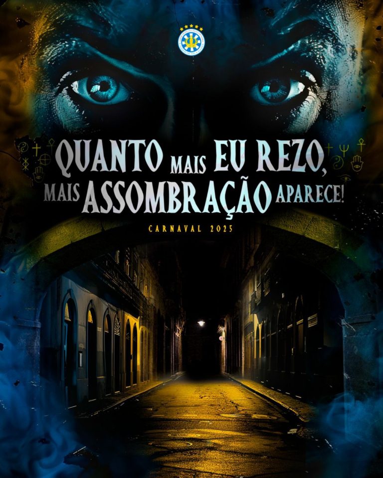 “Quanto mais eu rezo, mais assombração aparece” é o enredo da Vila Isabel para o Carnaval 2025