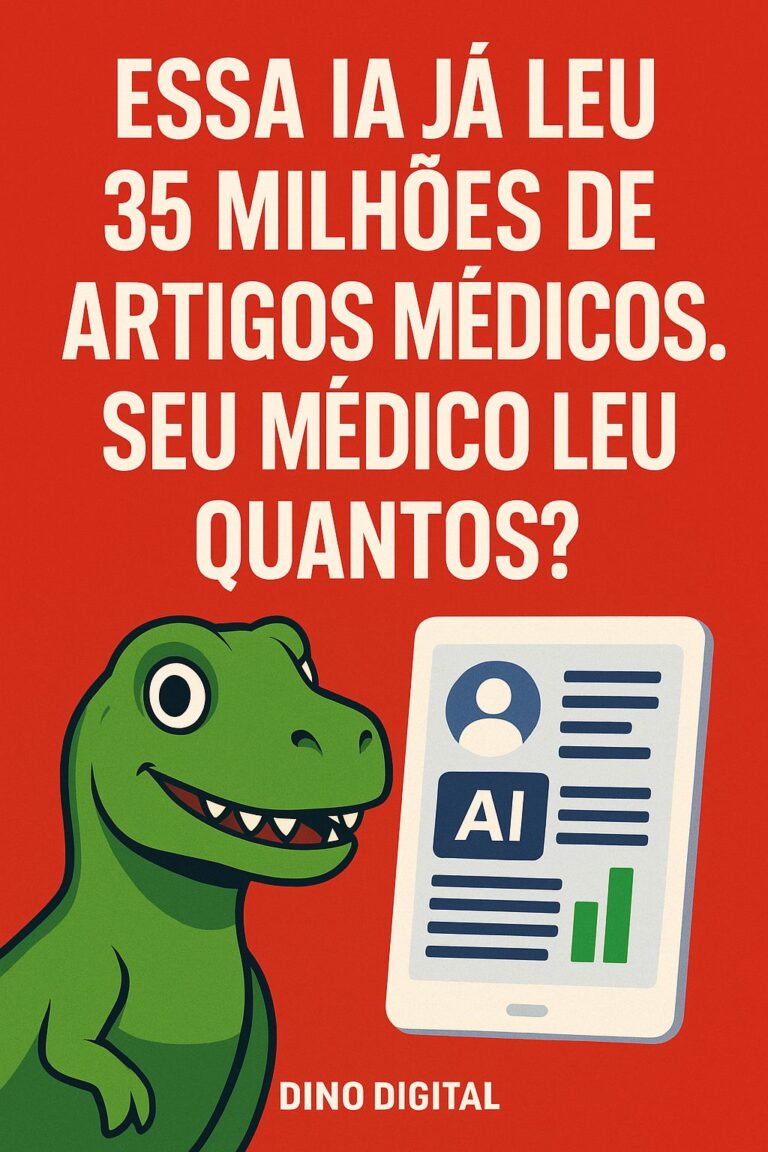 Mansur: “Essa IA já leu 35 milhões de artigos médicos. Seu médico leu quantos?”