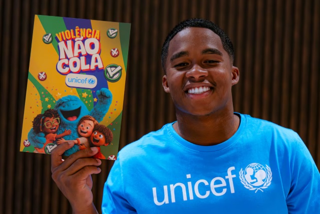 Endrick é nomeado embaixador do UNICEF no Brasil